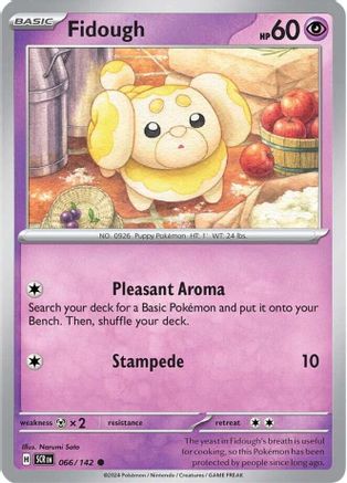 Fidough - 066/142  SV07 Stellar Crown - Common