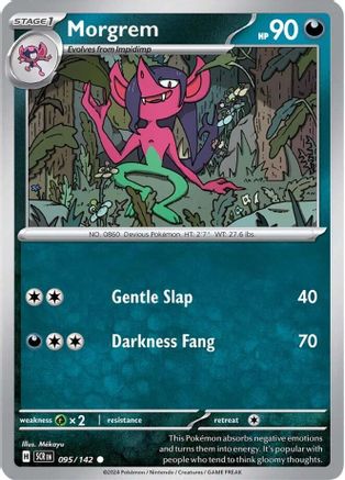 Morgrem - 095/142  - Reverse Holofoil SV07 Stellar Crown - Common