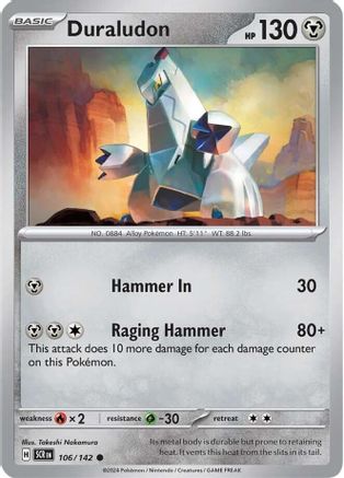 Duraludon - 106/142  SV07 Stellar Crown - Common