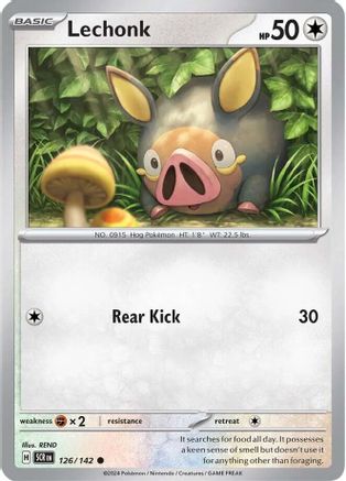 Lechonk - 126/142  SV07 Stellar Crown - Common