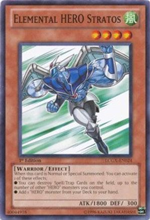Elemental HERO Stratos (LCGX-EN024) - Legendary Collection 2 1st Edition