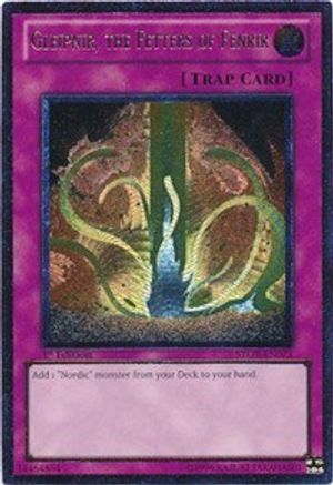 Gleipnir, the Fetters of Fenrir (UTR) (STOR-EN073) - Storm of Ragnarok 1st Edition