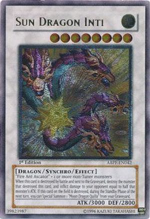 Sun Dragon Inti (UTR) (ABPF-EN042) - Absolute Powerforce 1st Edition