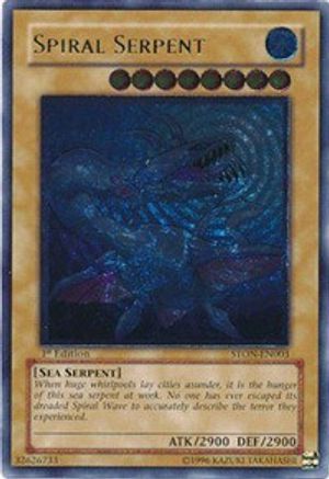 Spiral Serpent (UTR) (STON-EN003) - Strike of Neos 1st Edition