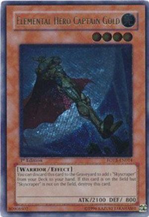 Elemental Hero Captain Gold (UTR) (FOTB-EN014) - Force of the Breaker Unlimited