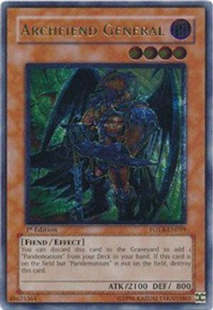 Archfiend General (UTR) (FOTB-EN019) - Force of the Breaker Unlimited