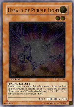 Herald of Purple Light (UTR) (EOJ-EN019) - Enemy of Justice 1st Edition