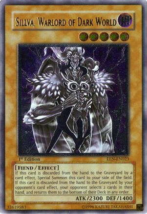 Sillva, Warlord of Dark World (UTR) (EEN-EN023) - Elemental Energy 1st Edition