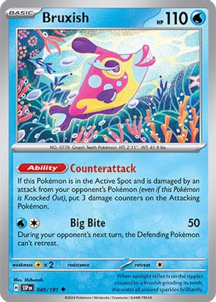 Bruxish - 049/191  SV08 Surging Sparks - Uncommon