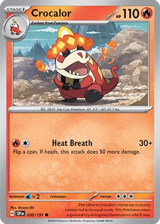 Crocalor - 030/191  SV08 Surging Sparks - Common