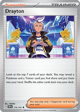 Drayton - 174/191  SV08 Surging Sparks - Uncommon