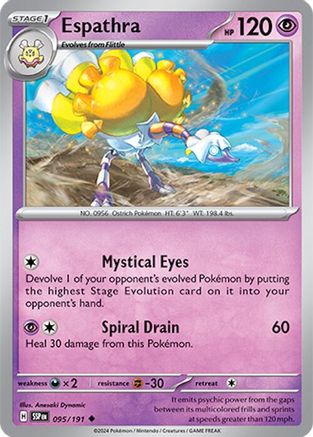 Espathra - 095/191  SV08 Surging Sparks - Uncommon