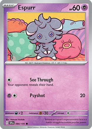 Espurr - 084/191  SV08 Surging Sparks - Common
