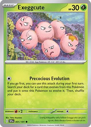 Exeggcute - 001/191  SV08 Surging Sparks - Common
