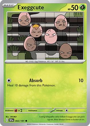 Exeggcute - 002/191  SV08 Surging Sparks - Common