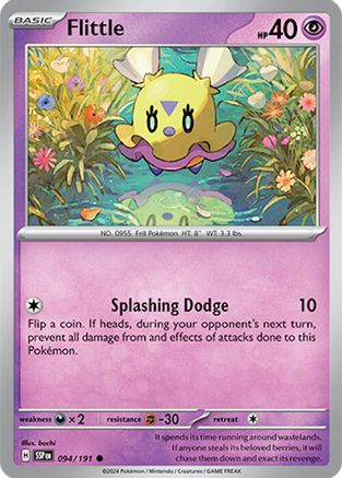 Flittle - 094/191  - Reverse Holofoil SV08 Surging Sparks - Common