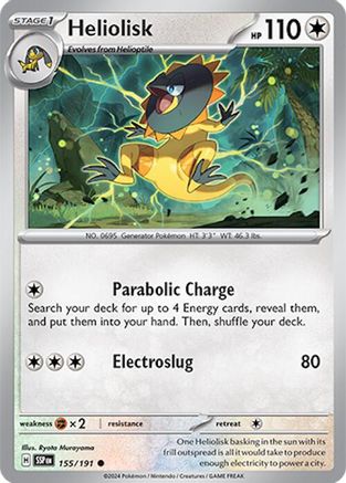 Heliolisk - 155/191  SV08 Surging Sparks - Common