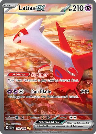 Latias ex - 239/191  - Holofoil SV08 Surging Sparks - Special Illustration Rare
