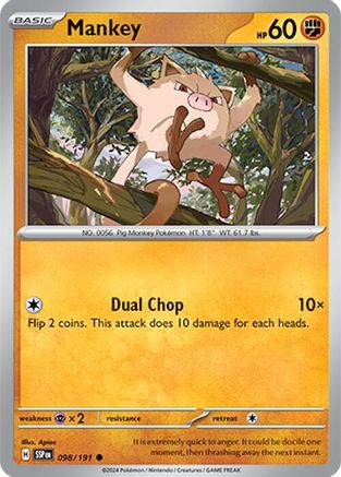 Mankey - 098/191  SV08 Surging Sparks - Common