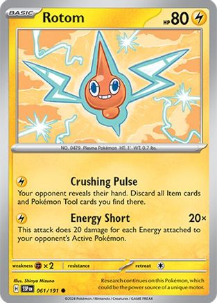 Rotom - 061/191  SV08 Surging Sparks - Common