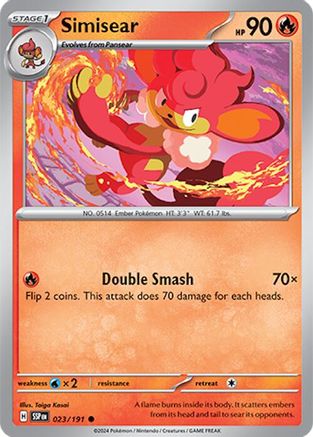 Simisear - 023/191  SV08 Surging Sparks - Common