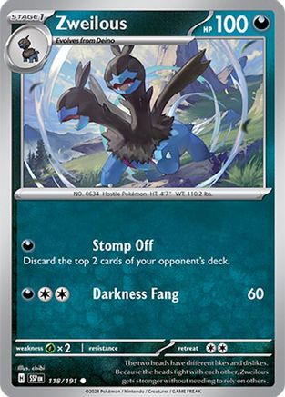 Zweilous - 118/191  SV08 Surging Sparks - Common