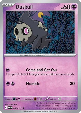 Duskull - 035/131  SV Prismatic Evolutions - Common