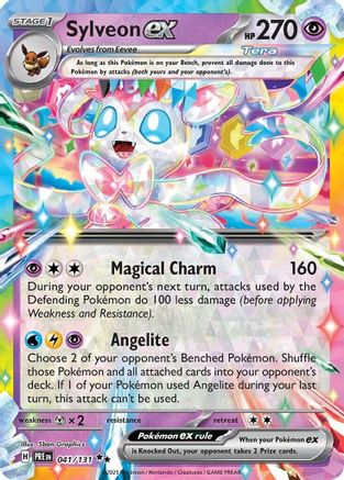 Sylveon ex - 041/131  - Holofoil SV Prismatic Evolutions - Double Rare