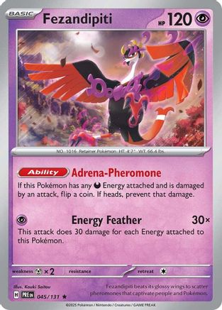Fezandipiti - 045/131  - Reverse Holofoil SV Prismatic Evolutions - Rare