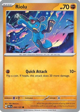 Riolu - 050/131  SV Prismatic Evolutions - Common