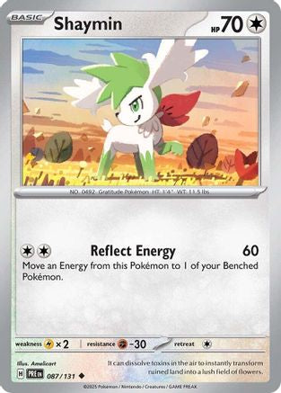 Shaymin - 087/131  SV Prismatic Evolutions - Uncommon