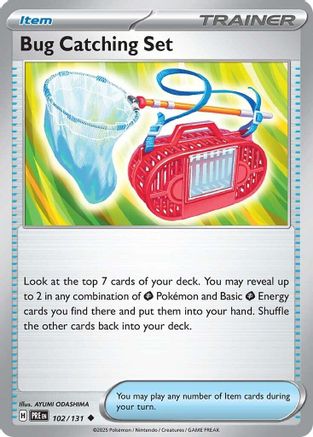 Bug Catching Set - 102/131  SV Prismatic Evolutions - Uncommon