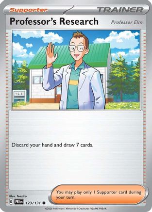 Professor's Research [Professor Elm] - 123/131  SV Prismatic Evolutions - Common