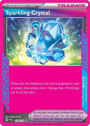 Sparkling Crystal - 129/131  - Holofoil SV Prismatic Evolutions - ACE SPEC Rare