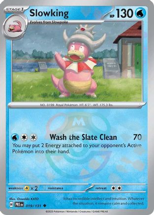 Slowking (Master Ball Pattern) - 019/131  - Holofoil SV Prismatic Evolutions - Uncommon