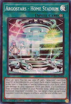 Argostars - Home Stadium (SUDA-EN058) - Supreme Darkness 1st Edition