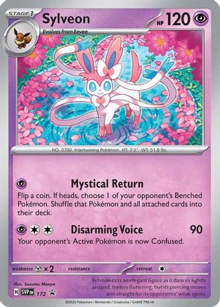 Sylveon - 172 (Cosmos Holo) - 172  - Holofoil SV Scarlet & Violet Promo Cards - Promo