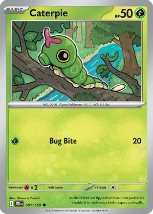 Caterpie - 001/159  SV09 Journey Together - Common