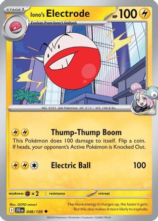 Iono's Electrode - 048/159  SV09 Journey Together - Uncommon