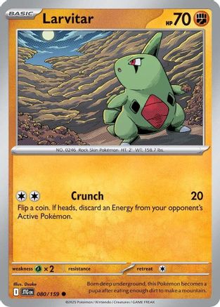 Larvitar - 080/159  SV09 Journey Together - Common