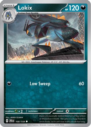 Lokix - 100/159  SV09 Journey Together - Uncommon