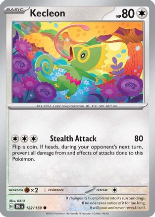Kecleon - 122/159  SV09 Journey Together - Common