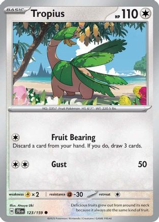 Tropius - 123/159  SV09 Journey Together - Common