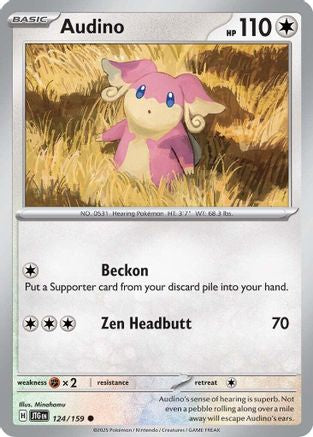 Audino - 124/159  SV09 Journey Together - Common