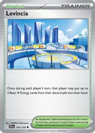 Levincia - 150/159  - Reverse Holofoil SV09 Journey Together - Uncommon