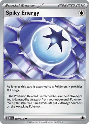 Spiky Energy - 159/159  - Reverse Holofoil SV09 Journey Together - Uncommon