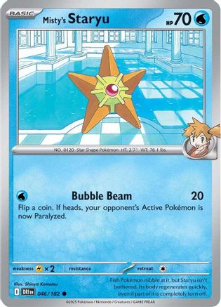 Misty's Staryu - 046/182  SV10 Destined Rivals - Common