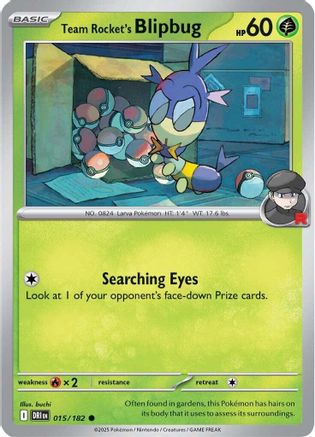 Team Rocket's Blipbug - 015/182  SV10 Destined Rivals - Common