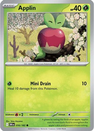 Applin - 016/182  SV10 Destined Rivals - Common