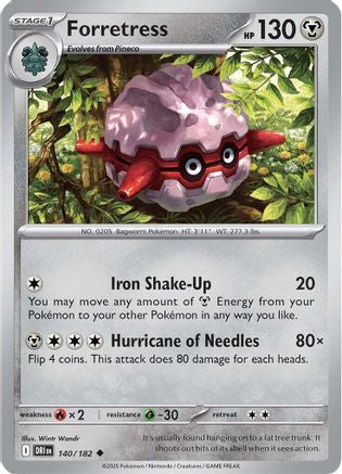 Forretress - 140/182  SV10 Destined Rivals - Uncommon